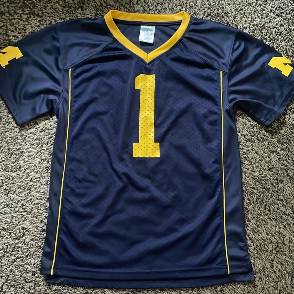 Michigan Wolverines football youth jersey size 8/10
